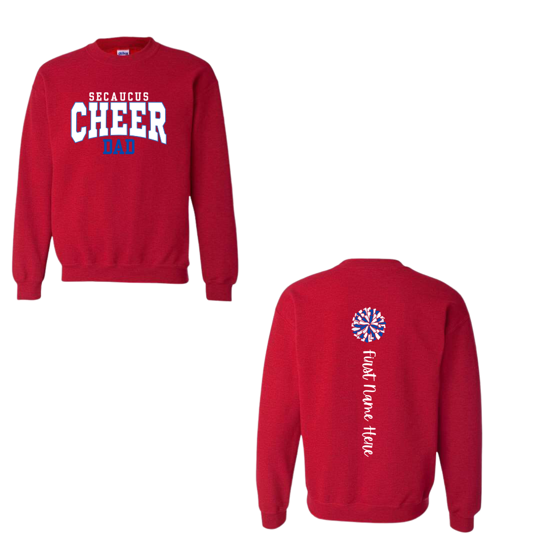 Secaucus High School Cheer Team : Cheer Dad Crewneck Customized