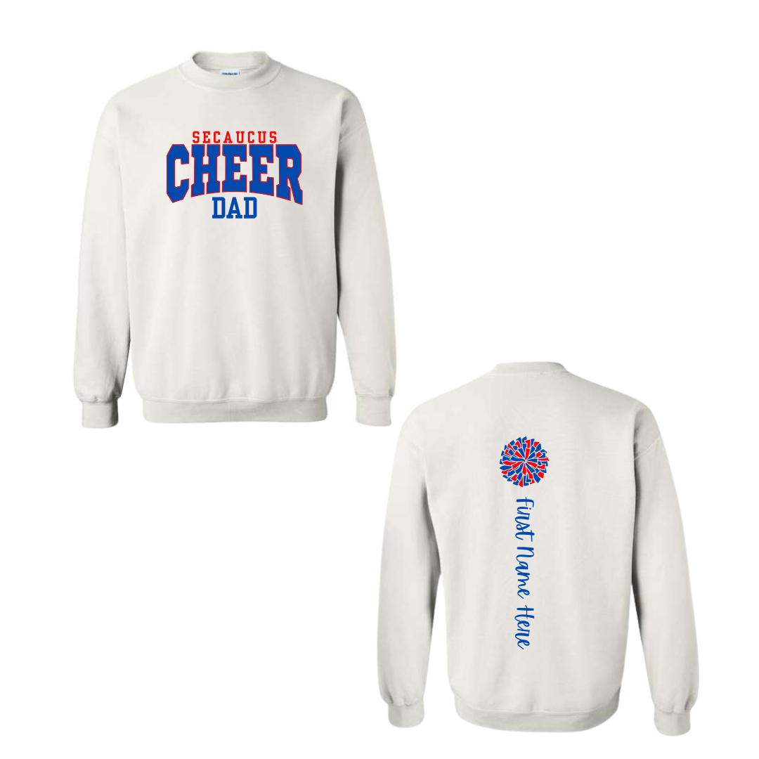 Secaucus High School Cheer Team : Cheer Dad Crewneck Customized