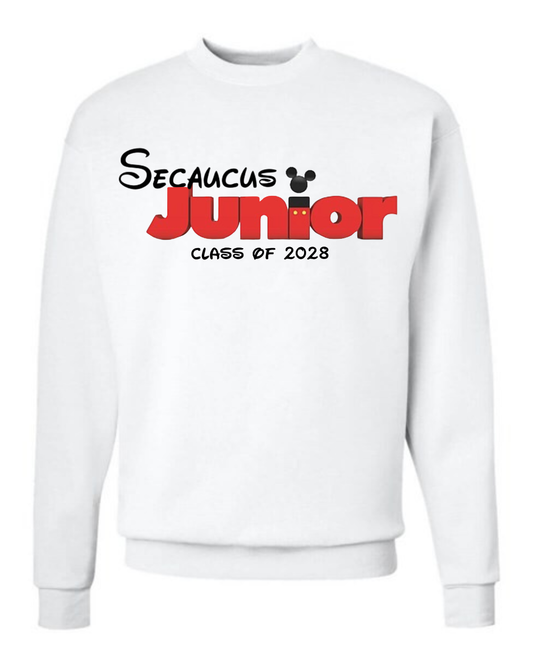 SHS Class Of 2028 Junior Fundraiser Unisex Crewneck Fall 2026 Disney Design