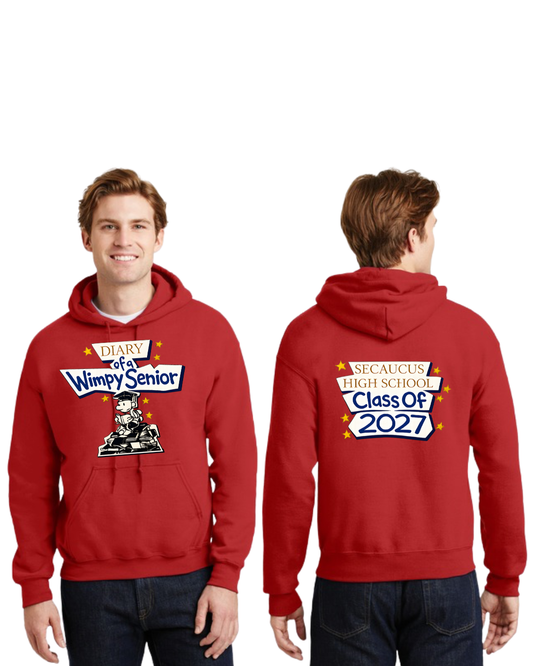 SHS Class Of 2027 Senior Year Unisex Hooded Sweatshirt Approved Design
