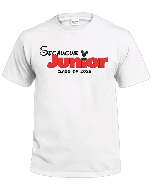 SHS Class Of 2028 Junior Fundraiser Unisex Short Sleeved T-Shirt Fall 2026 Disney Design
